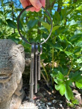 Antique-Style Black Iron Keys